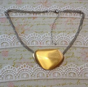 Gold Tone Caracol Necklace